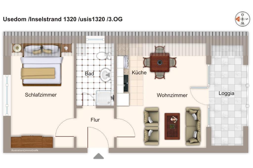 Inselstrand Inselstrand 1320 제바트헤링스도르프 외부 사진